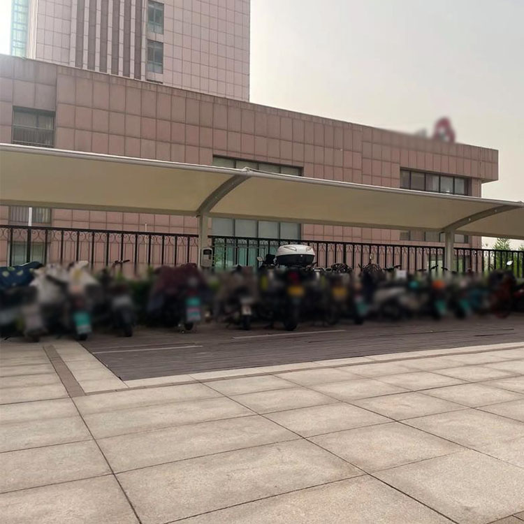 通城县膜结构电动车棚